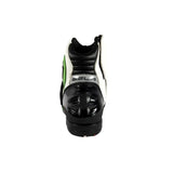 BELA FASTER Leather Motorcycle Boots White Green