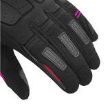 BELA HIGHWAY WINTER WP Luvas De Moto Senhora Couro Preto Rosa