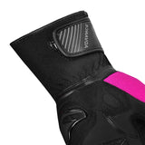BELA HIGHWAY WINTER WP Luvas De Moto Senhora Couro Preto Rosa