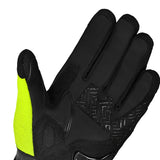BELA HIGHWAY WINTER WP Senhora Moto Textile Luvas Preto Amarillo Fluor