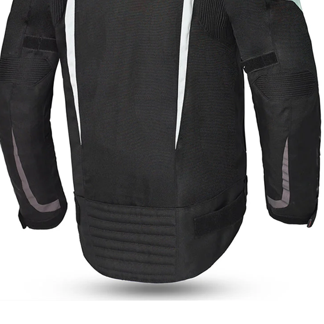 BELA HIGHLAND Motorcycle Men's Jacket Black White Red – 5 – Maximomoto PT