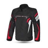 BELA HIGHLAND Moto Homem Casaco Preto Branco Vermelho – Maximomoto PT