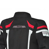 BELA HIGHLAND Motorcycle Men's Jacket Black White Red