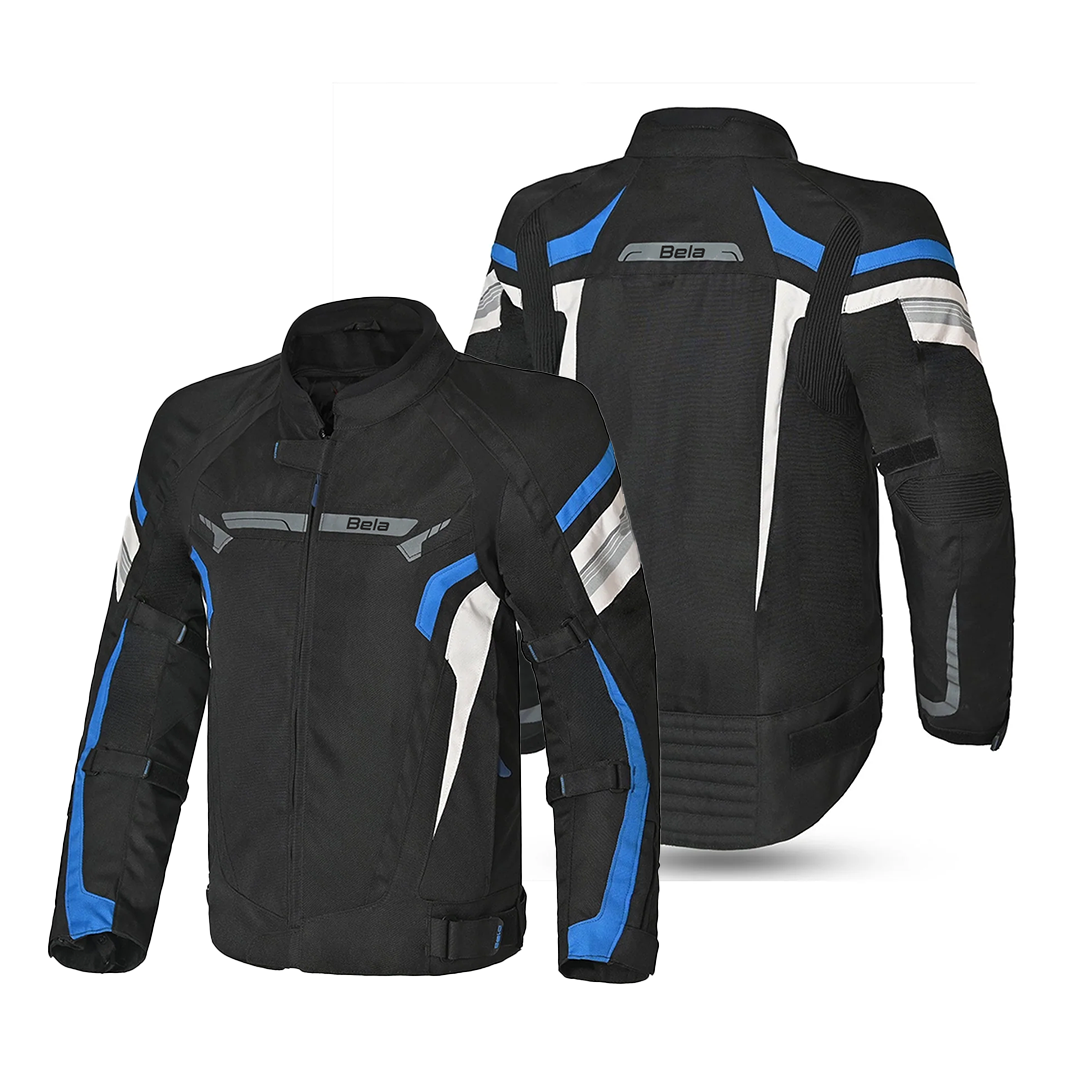 BELA HIGHLAND Motorcycle Man Black Blue Jacket – 2 – Maximomoto PT