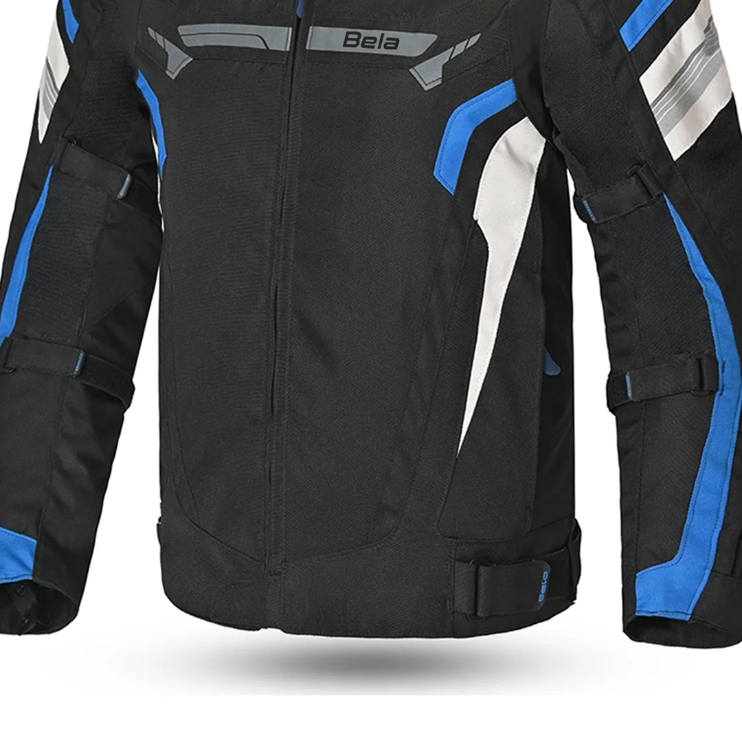 BELA HIGHLAND Motorcycle Man Black Blue Jacket – 4 – Maximomoto PT