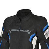 BELA HIGHLAND Motorcycle Man Black Blue Jacket