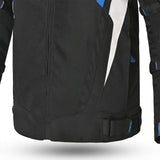 BELA HIGHLAND Moto Homem Casaco Preto Azul - Imagem central frontal da Casacos