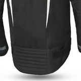 BELA HIGHLAND Moto Homem Casaco Preto Azul - Imagem central traseira da Casacos