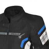 BELA HIGHLAND Moto Homem Casaco Preto Azul - Imagem frontal superior da Casacos