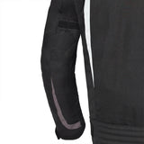 BELA HIGHLAND Moto Homem Casaco Preto Branco Vermelho - Imagem traseira esquerda da Casacos