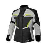 BELA HURRICANE 3 in 1 Women's Motorcycle Jacket Black Gray Yellow