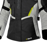 BELA HURRICANE 3 in 1 Women's Motorcycle Jacket Black Gray Yellow