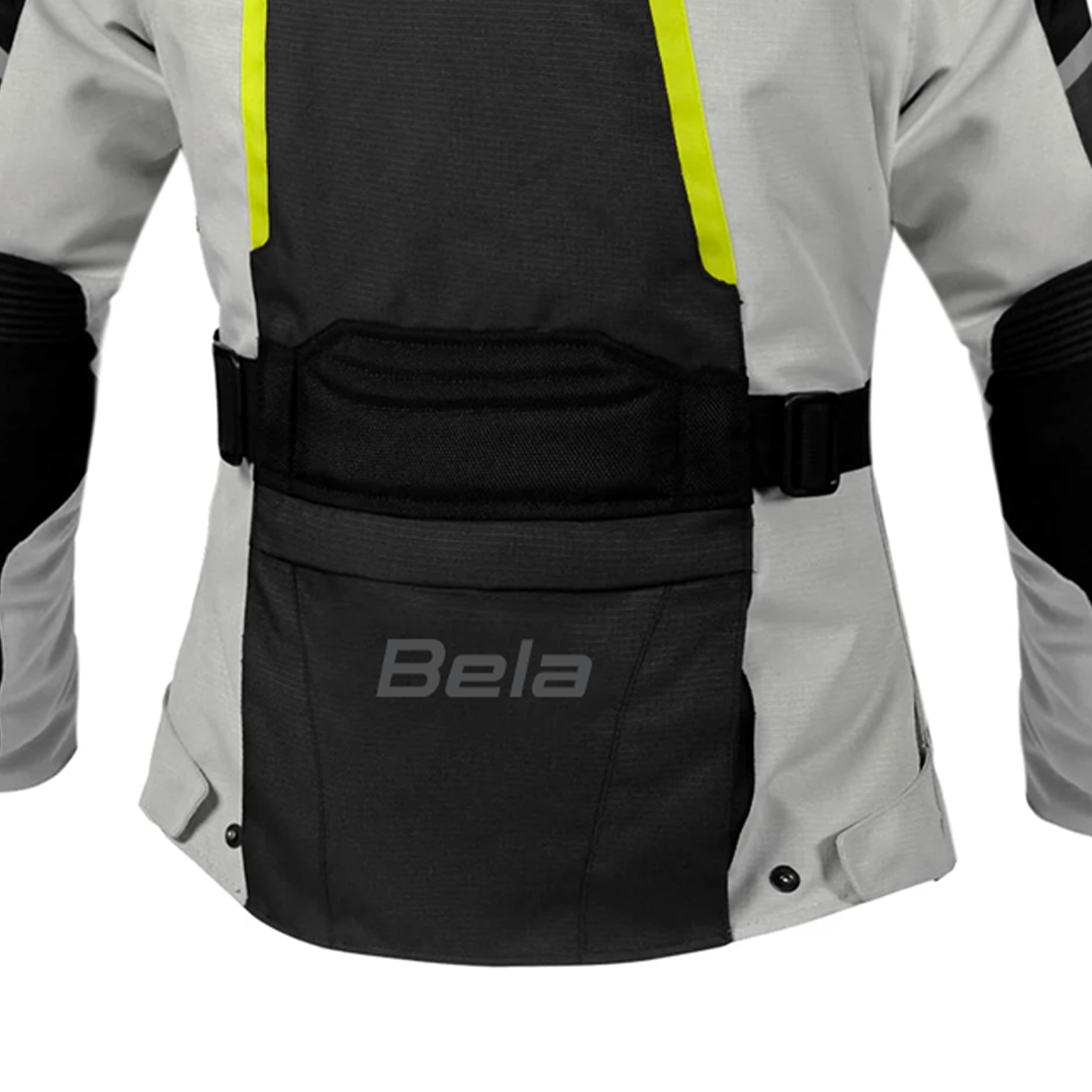 BELA HURRICANE 3 in 1 Women's Motorcycle Jacket Black Gray Yellow – 7 – Maximomoto PT