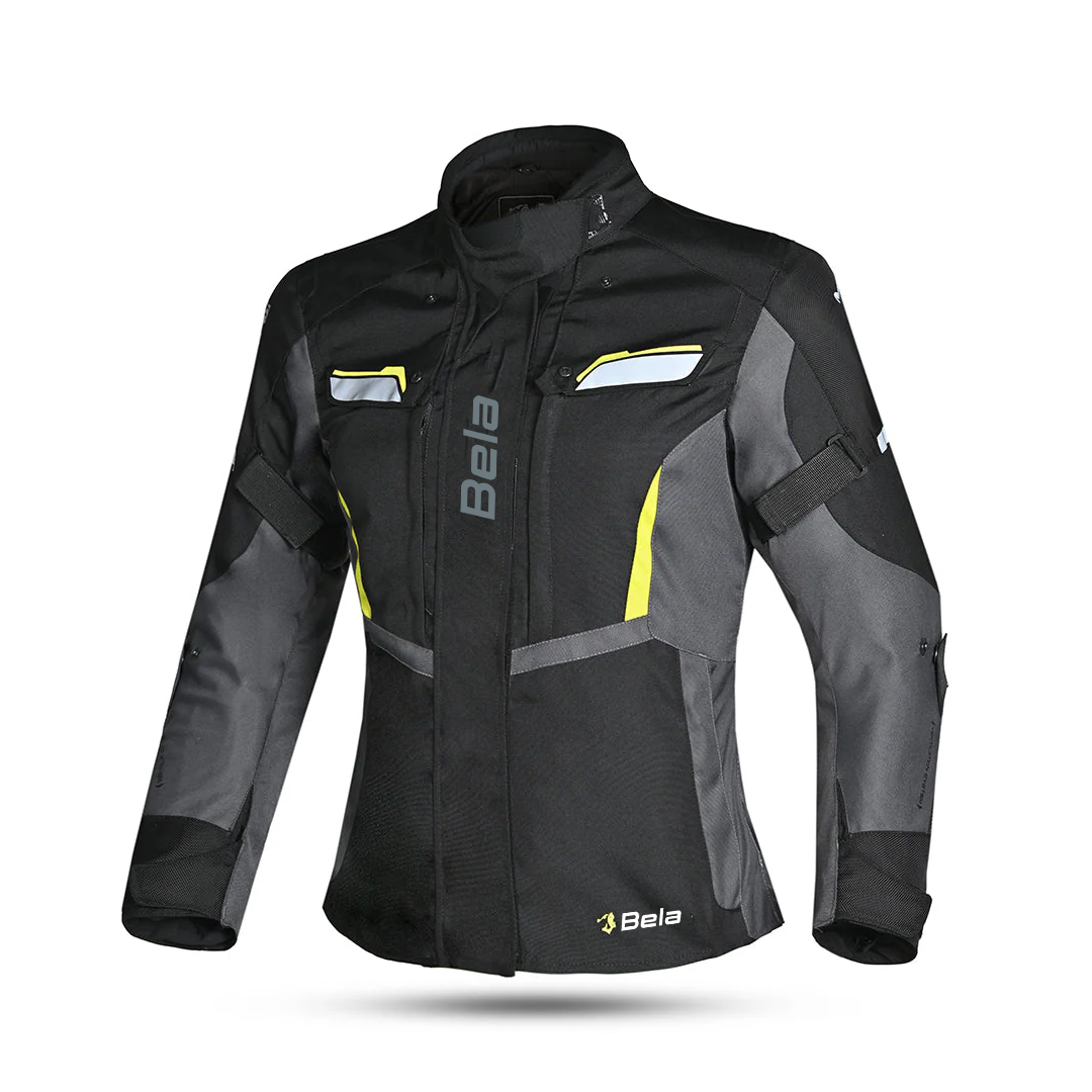 BELA HURRICANE 3EM1 Moto Senhora Casacos Preto Amarelo – 1 – Maximomoto PT