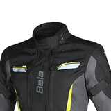 BELA HURRICANE 3EM1 Moto Senhora Casacos Preto Amarelo