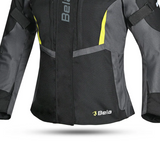 BELA HURRICANE 3EM1 Moto Senhora Casacos Preto Amarelo
