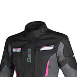 BELA HURRICANE 3 Em 1 Moto Senhora Casaco Petro Fucsia