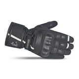 BELA ICE WINTER WP Moto Textile Luvas Preto Cinza- Imagem do lado direito das luvas