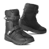 BELA Júnior Motocicleta Couro Botas Preto - Imagem dupla de botas