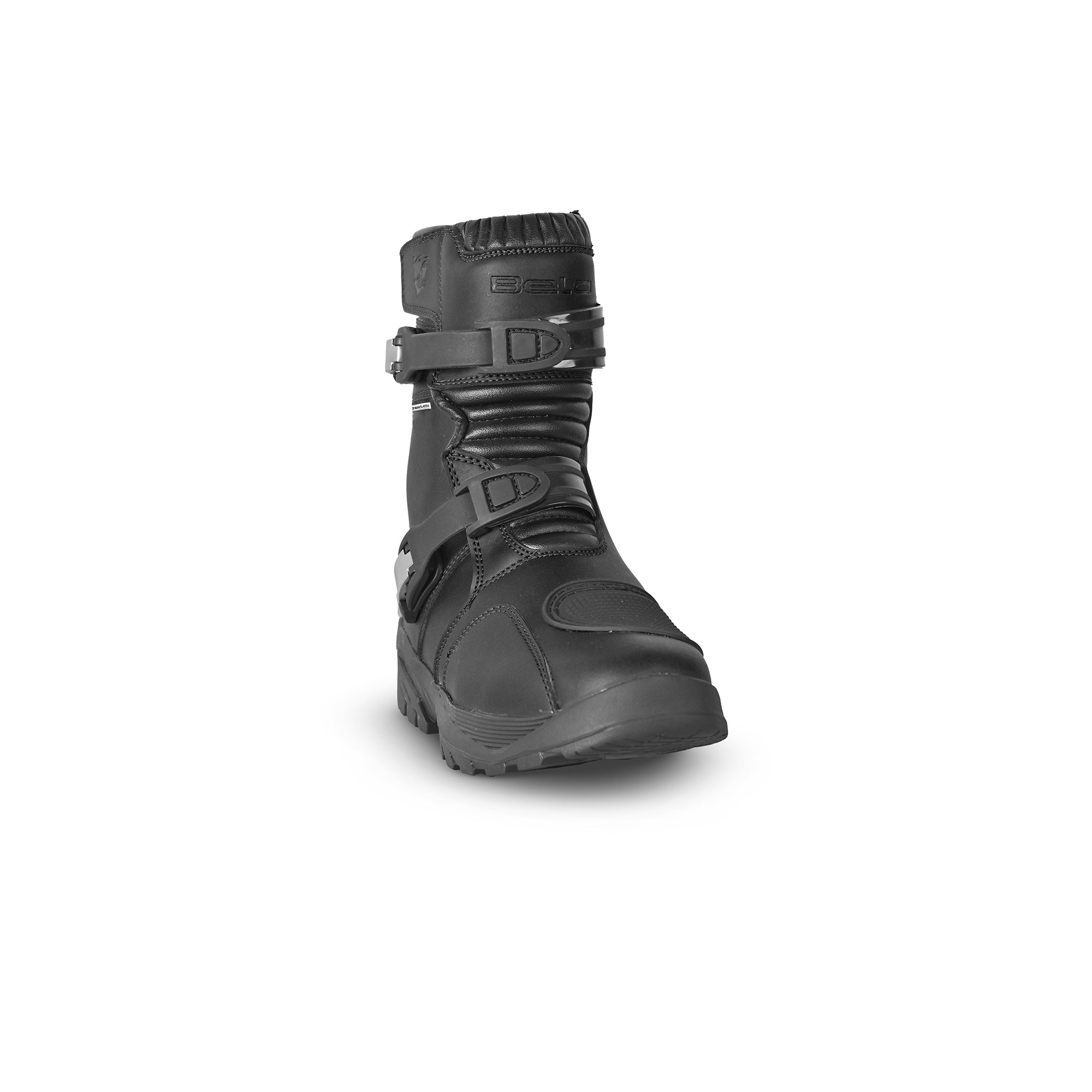 BELA Júnior Motocicleta Couro Botas Preto - Imagem frontal da Boots