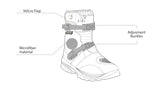 BELA Junior Moto Motocross Couro Botas Castanho