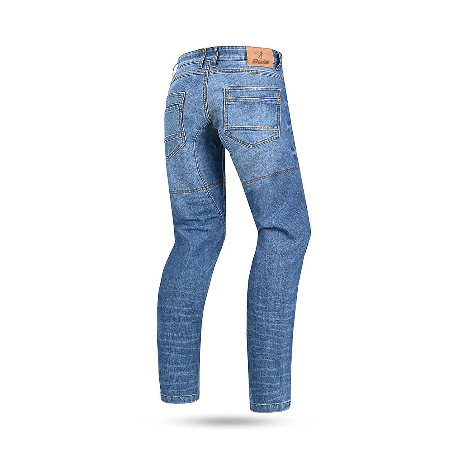 BELA KEVIN MXD-403 Vaqueiro Denim Jeans Moto Calças Azul – 3 – Maximomoto PT