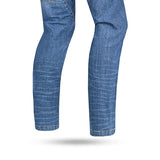 BELA KEVIN MXD-403 Vaqueiro Denim Jeans Moto Calças Azul