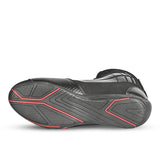 BELA KIVA Homem Moto Couro Botas Preta Cinza