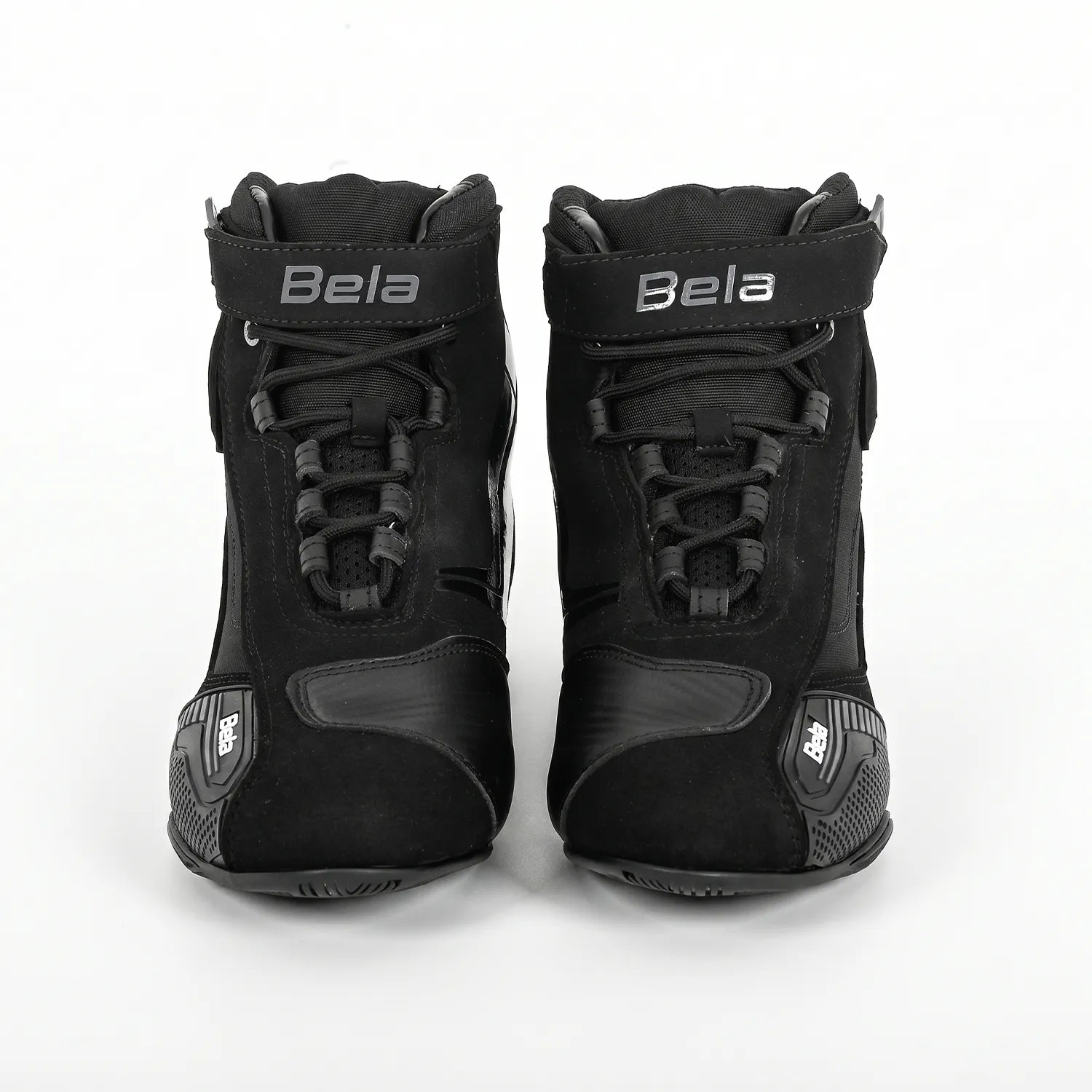 BELA Kiva Men's Motorcycle Leather Boots Black Gray – 4 – Maximomoto PT