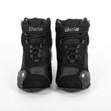 BELA Kiva Men's Motorcycle Leather Boots Black Gray
