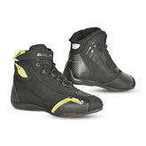 BELA KIVA Moto Homem Couro Botas Preto Fluorescente Amarelo – Maximomoto PT