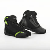BELA KIVA Moto Homem Couro Botas Preto Fluorescente Amarelo – Maximomoto PT