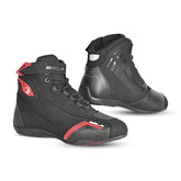 BELA KIVA Moto Homem Couro Botas Preto Vermelho – Maximomoto PT