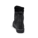BELA LEGACY Moto Couro Botas Preto - Imagem do verso de Boots