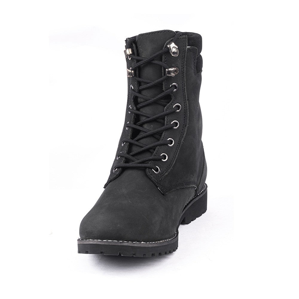 BELA LEGACY Moto Couro Botas Preto - Imagem frontal da Boots