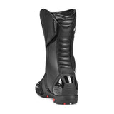 BELA LISTRADAS Moto Couro Botas Preto Branco - Imagem do verso de Boots