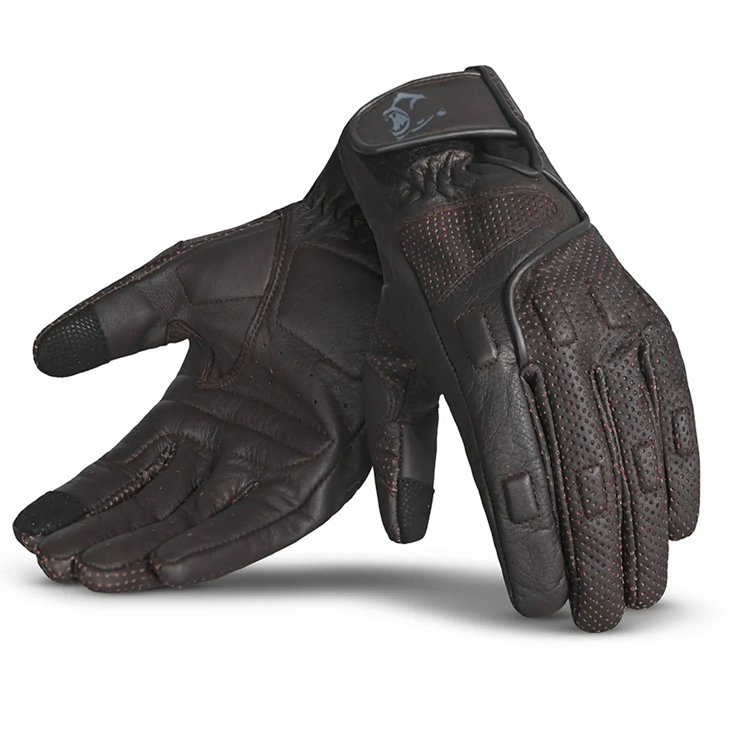 BELA APOLO Motorcycle Leather Gloves Brown – 1 – Maximomoto PT