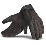 BELA APOLO Motorcycle Leather Gloves Brown