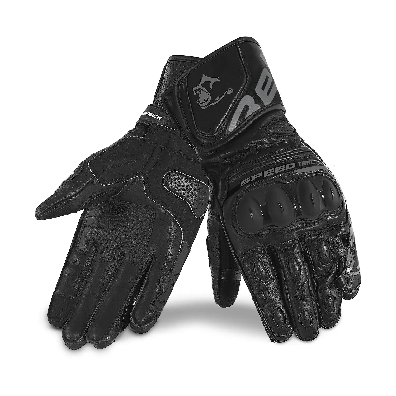 BELA LEMOX Motorcycle Leather Gloves Black – 1 – Maximomoto PT