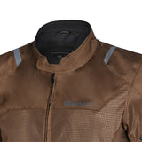 BELA MESH PRO Moto Casaco Homem Marrón - Imagem frontal superior da Casacos