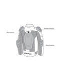 BELA MESH PRO Moto Casaco Homem Marrón - Imagem vetorial 1 de Casacos