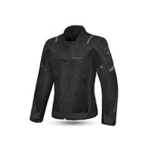 BELA MESH PRO Moto Casaco Senhora Preto - Imagem frontal da Casacos