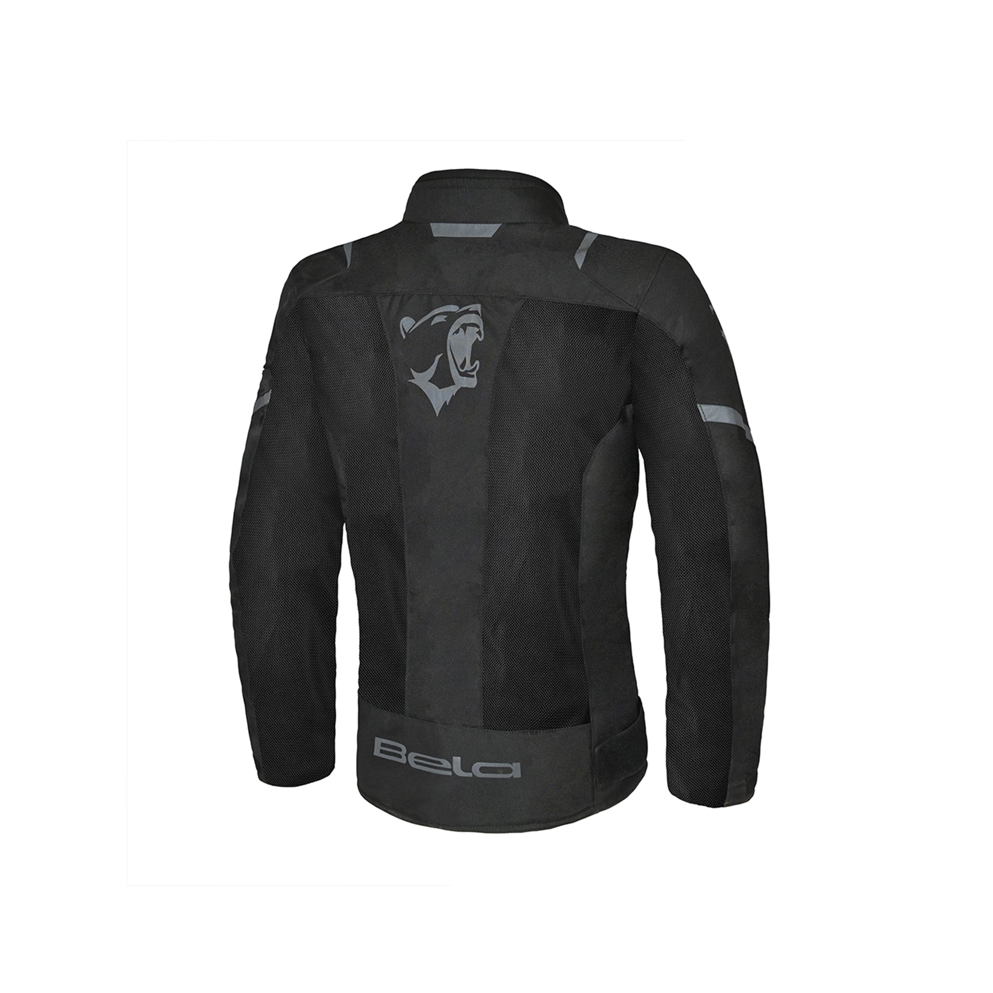BELA MESH PRO Moto Casaco Senhora Preto - Imagem traseira da ja Casacos