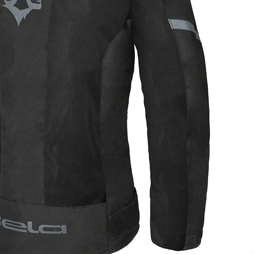 BELA MESH PRO Moto Casaco Senhora Preto - Imagem traseira direita da Casacos
