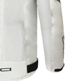 BELA MESH PRO Moto Homem Casaco Branco - Imagem traseira direita da Casacos