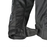 BELA MESH PRO Moto Homem Casacos Preto - imagem de velcro de mão de Casacos