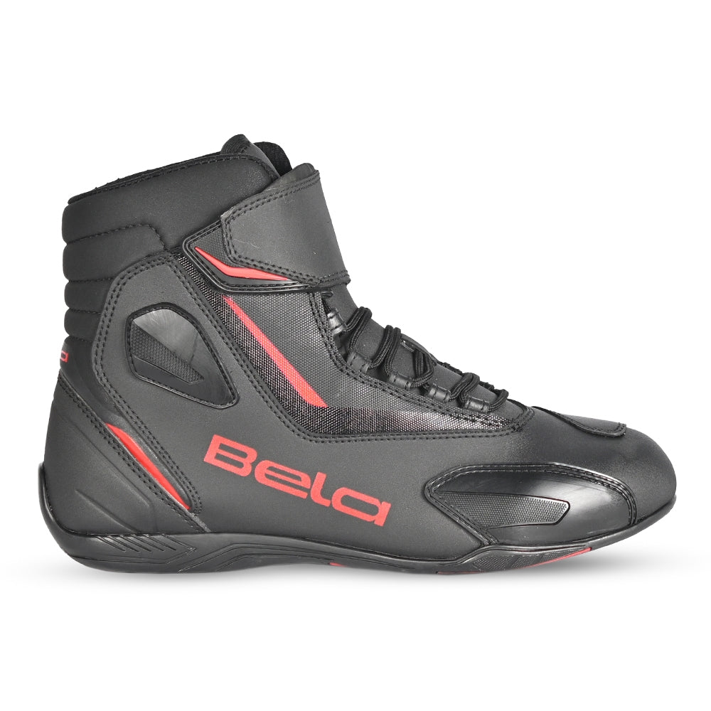 BELA MISSION WP Moto Couro Botas Homem Preto - Imagem do lado direito de Boots