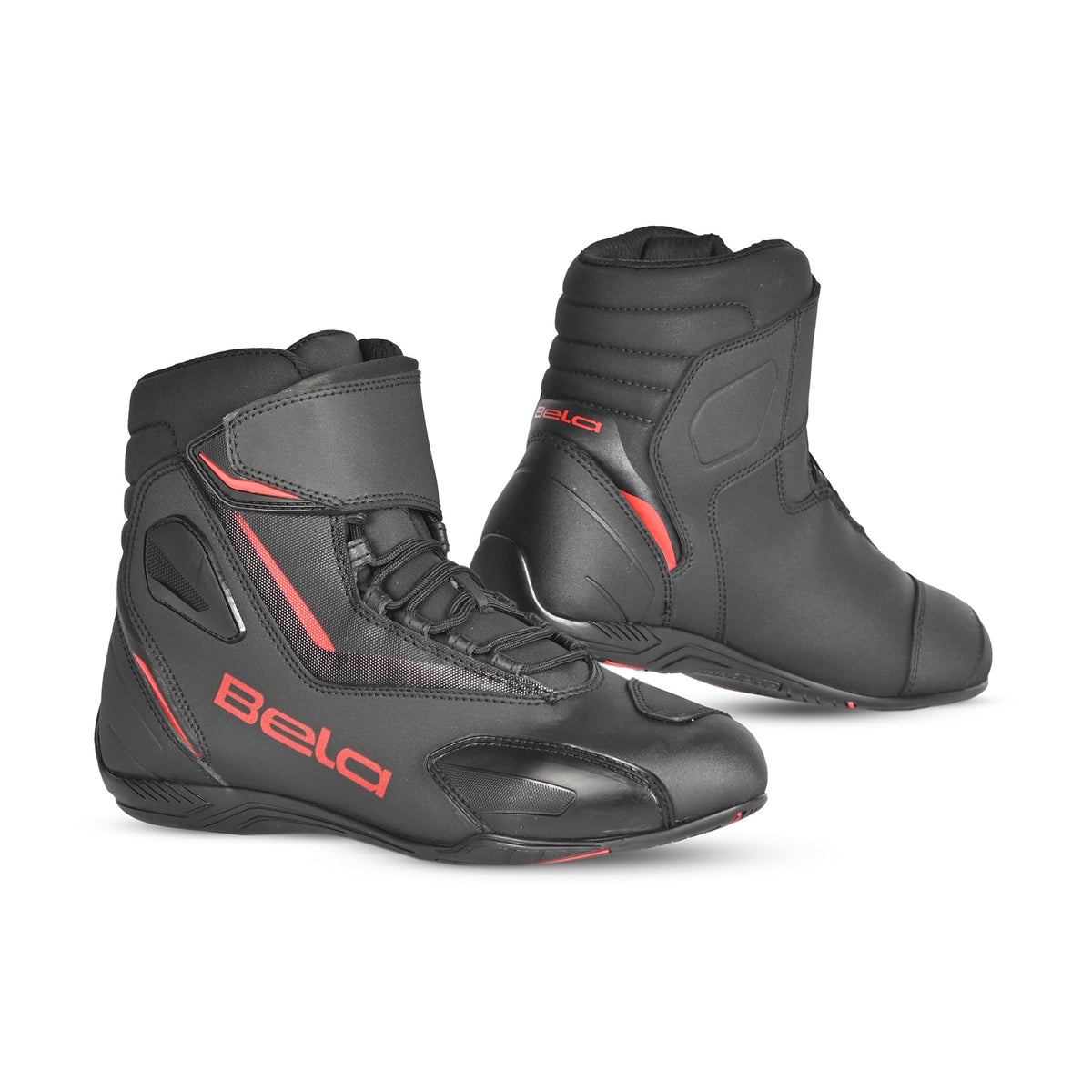 BELA MISSION WP Moto Couro Botas Homem Preto - Imagem dupla de botas