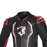 BELA MONO 1 PC NORTH STAR Moto Fatos Preto Branco Vermelho - imagem parte superior peito do terno