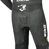 BELA MONO 1 PC ROLLOVER KIDS Moto Fato Preto Fluorescente Amarelo - Imagem inferior do terno
